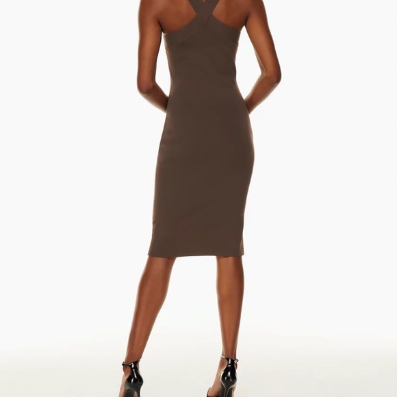 BABATON Sculpt Knit Criss Cross Midi dress - Picture 8 of 8